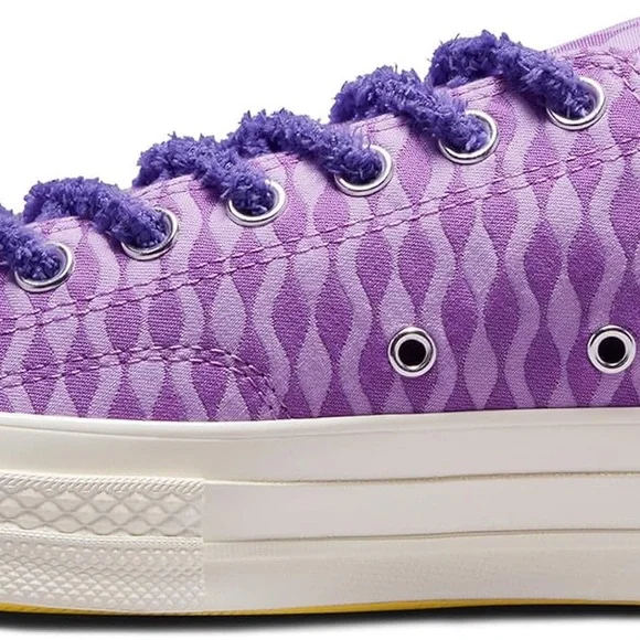 Purple Patterned converse - Picture 3 of 5